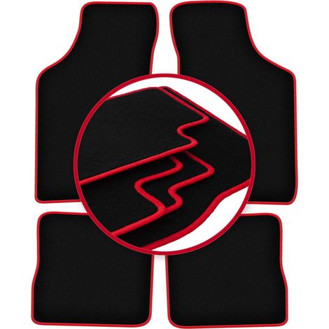 Tappetini auto CARLUX-RED per: Citroen AX hatchback (1986-1998) (1/5)
