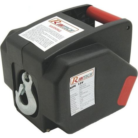 Trade Shop - ELEKTRISCHE SEILWINDE 12 VOLT RIBIMEX RIBITECH MIT FERNBEDIENUNG - (1/5)