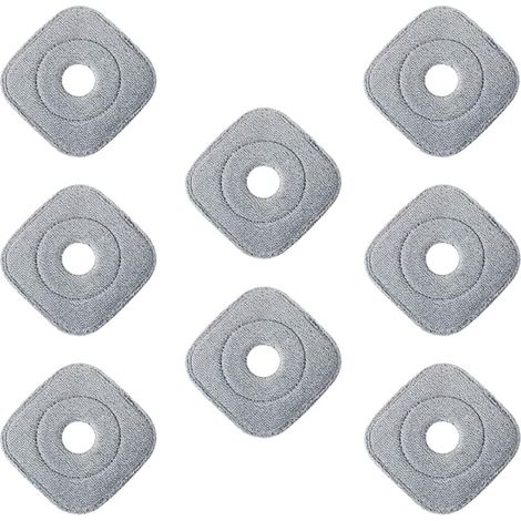 CSPARKV 8Pcs Mop Cloth for Mop Squeeze Mop Automatic Separation Rotating Cleaning Mop Cloth