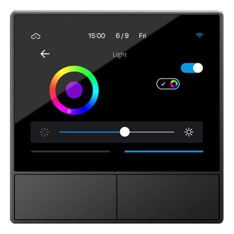 Panneau de commande mural Wifi Gris