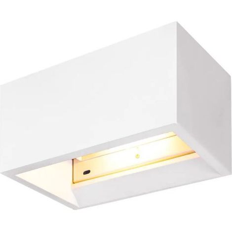 Applique intérieure PLASTRA rectangulaire blanc R7s 118mm 20W max plâtre - SLV - 1002238 (1/5)