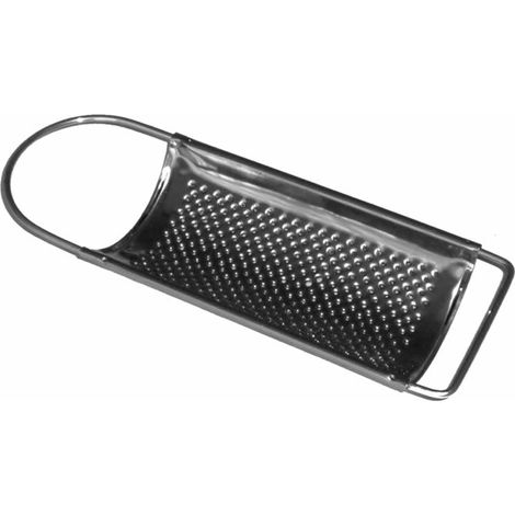 WURKO rallador media caña 14 cm inoxidable , Rallador media caña 14 cm. inoxidableÚtil rallador con forma de media caña, fabricado en acero inoxidable, con mango de aluminio y (1/2)