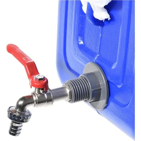 Kit robinet pour réservoir d'eau en PVC 1/2 pouce avec vanne (1/5)