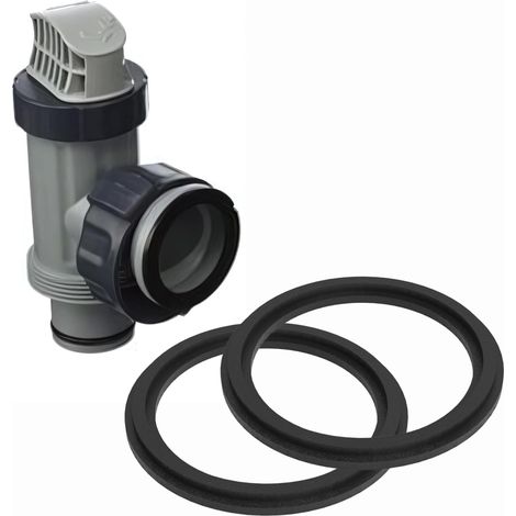 Lot de 2 joints de pompe de piscine - Compatible avec les pompes filtrantes P6029 - Joint torique pour système de filtre à sable - Convient pour raccord de 38 mm à partir (1/5)
