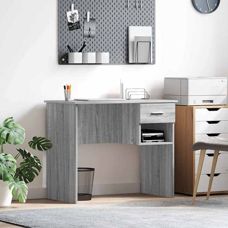 Schreibtisch Graues Sonoma 90 x 49 x 75 cm Holzwerkstoff