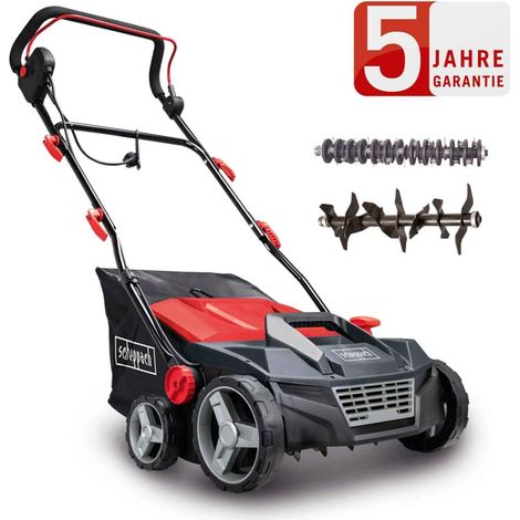 Scheppach Elektro Vertikutierer SC38, 38 cm Schnittbreite, 1600W, 16 Messer 3IN1 (1/7)