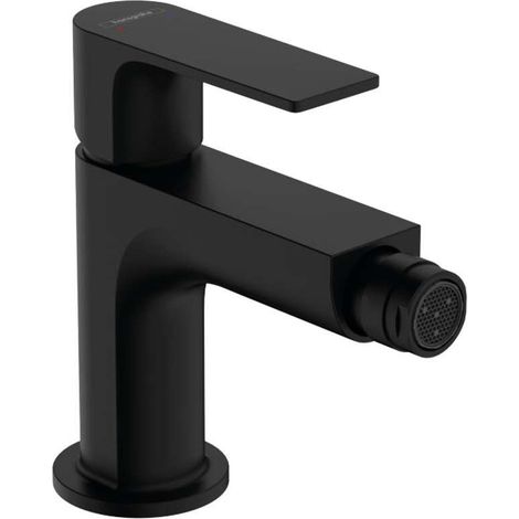 Hansgrohe Rebris E - Miscelatore per bidet, con sistema di scarico, nero opaco 72213670