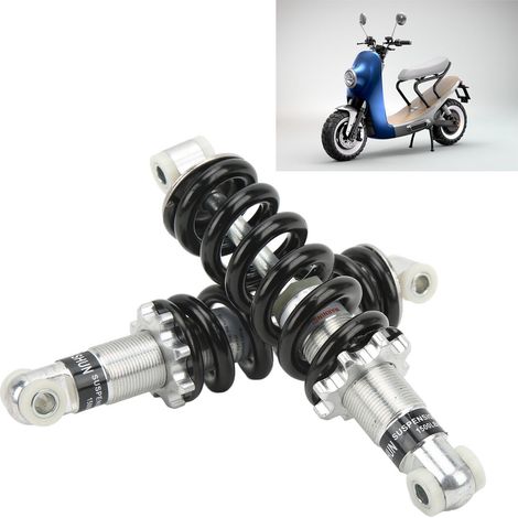 Une paire d'amortisseurs de 180 mm avec une capacité de charge de 1500 lb et un amortissement réglable, adaptés aux VTT. (1/5)