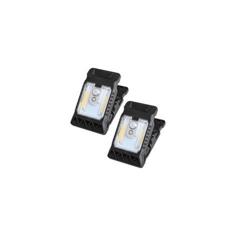 Lampes à Pince solaires éclairage extérieur Mini Spots LED solaires avec Pince pour Balcon, Jardin, Camping, terrasse étanches, Rechargeables, sans Fil (1/5)
