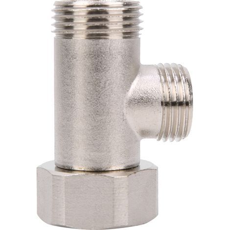 T adaptateur 7/8" laiton – vanne 3 voies – pommeau douche – détourneur – connecteur (1/5)