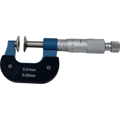 Bügelmessschraube mit Teller 25 - 50 mm Tellermessfläche 20 mm