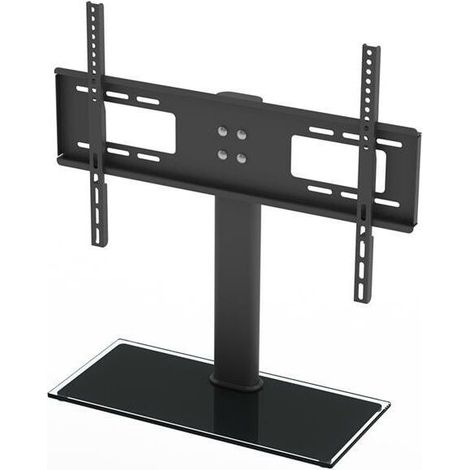 royaluxe -Pied TV Universel Support TV sur Socle pour Télévisions de 32 à 55 Pouces LCD/LED/Plasma et Haut Réglable avec en de Charge Maximal 40kg Max 400x600 mm (1/5)