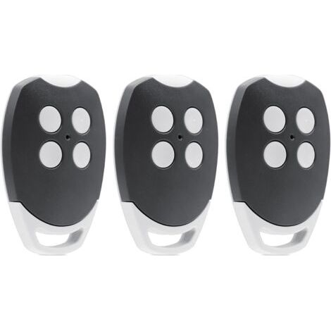 3 pièces de rechange télécommande Ditec, 433,92 MHz 4 canaux, télécommande compatible avec Ditec GOL4, BIXLG4, BIXLP2, BIXLS2