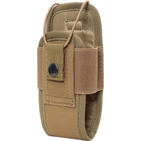 Walkie-Talkie Bag Molle Radio Pouch - Radio Holder Case Molle Radio Pouch Robust Radio Case for Two-Way Walkie-Talkies Compatible with Bags (1/5)