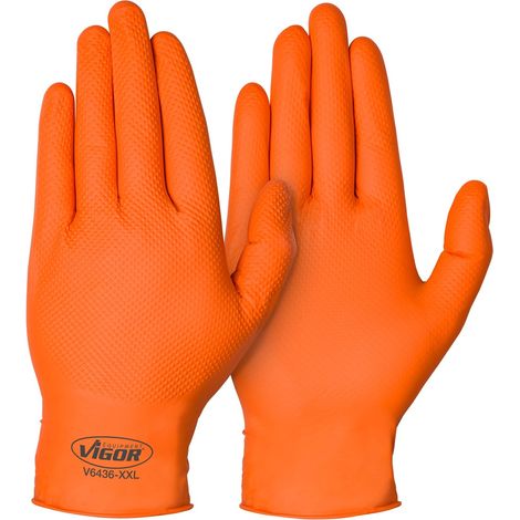 VIGOR Handschuhe Grip Gr. XXL orange (1/5)