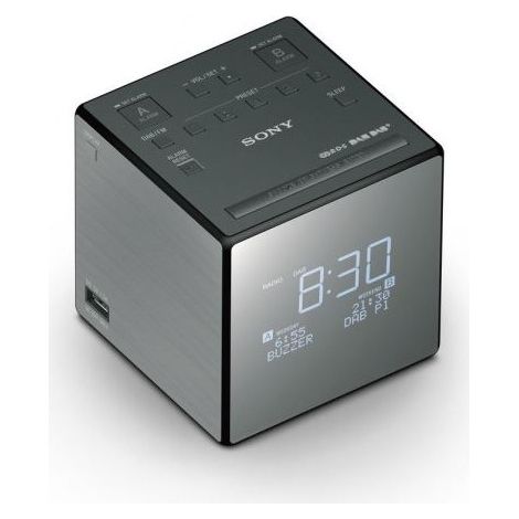 Radio-réveil FM et DAB+ Sony XDR-C1DBP Noir