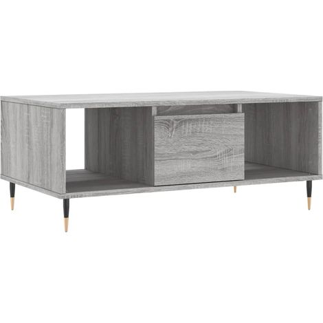Maison Exclusive - Tavolino Salotto Grigio Sonoma 90x50x36,5 cm Legno Multistrato