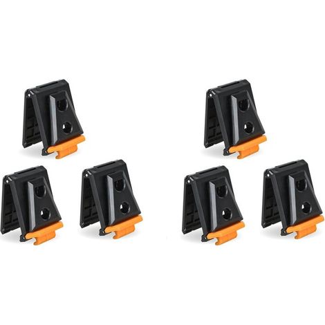 Clip modello Clip-CT per cinture portautensili ClipTech, confezione da 6 pezzi.
