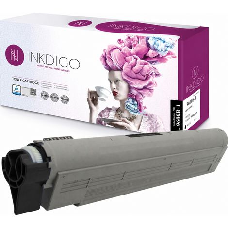 Tóner Inkdigo 42918916 compatible con OKI C9600 C9650HDTN C9850HN C9600DN. Certificado por TÜV. (1/5)