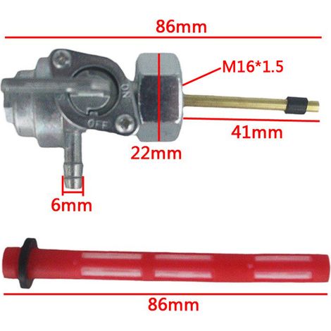 Honda Kraftstoffschalter kompatibel mit Honda CB400/550/650/750 CL350 CM400 CX500-KZQ (1/4)