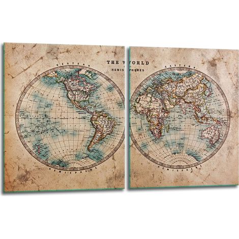 2 plaques de protection en verre pour cuisinière 40x52 MAP (1/5)