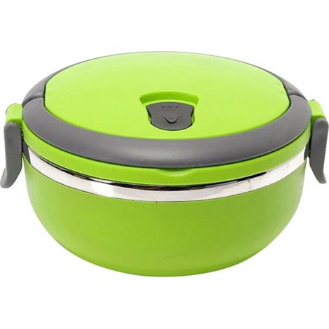 Contenitore termico rotondo in acciaio inox per il pranzo