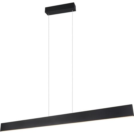 Lampada sospesa tavolo nera 150cm CCT LED35W Galway (1/5)