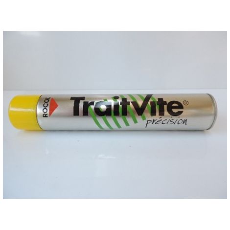 Peinture de Sol aérosol Epoxy Jaune Satiné TraitVite RAL1023 750ml BFT TRAITEVITEJAUNE
