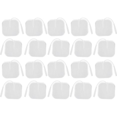 20 électrodes TENS 5x5 cm pour appareil de massage et électrothérapie, lot de 20 pièces (1/5)