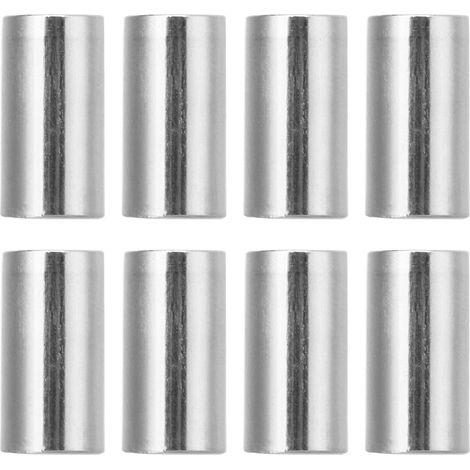 Écrous-raccord ronds M5 inoxydable, lot de 20 pièces, filetage femelle pour raccordement de tuyauterie et maintenance industrielle. (1/5)