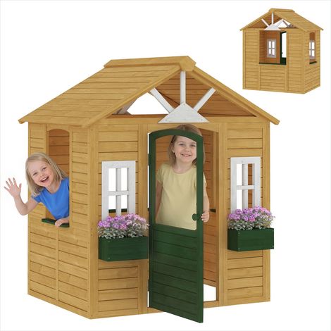 Cabane de jardin pour enfant Cabane de jeu en bois pour enfants (1/5)