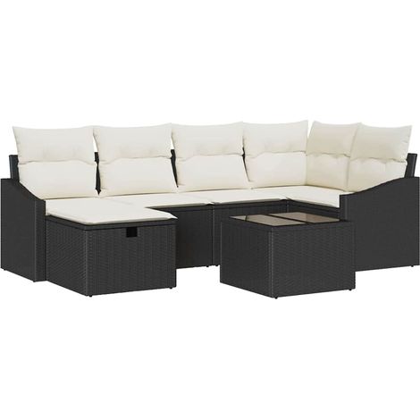 Maison Exclusive - Set di divani 6 pz polyrattan (1/5)