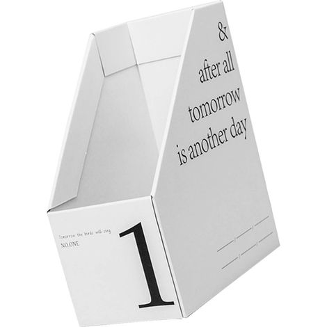 Classeur vertical à numéros pour papier, mince et compact, idéal pour le rangement de livres, cahiers, magazines et enveloppes (1 pièce). (1/5)