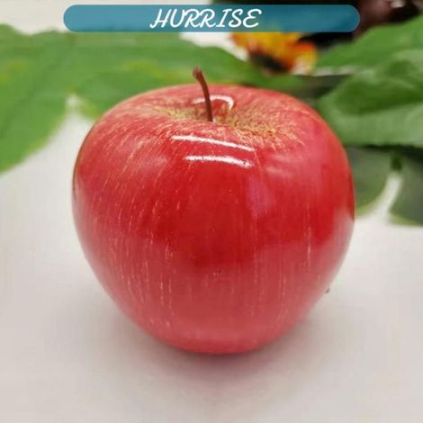 Sonew Faux fruits artificiels Modèle de Simulation de fruits artificiels, faux fruits en mousse, luminaire centre Pomme rose (1/5)