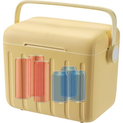 Glacière de voyage avec compartiment pour produits laitiers et 6 pains de glace  Portable 6L pour boissons