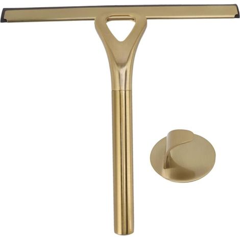 Essuie Glace de Douche en Acier Inoxydable, essuie Glace de Porte en Verre, essuie Glace de Miroir de Cuisine de Salle de Bain en Verre de Voiture