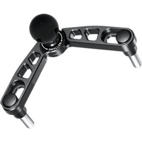 Tige de fourche de moto antidérapante en aluminium avec base réglable - Distance de vis réglable : 78 mm-127 mm (1/5)