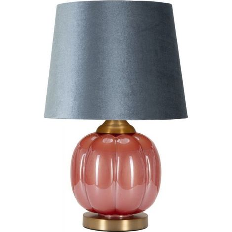 Lampada da tavolo in vetro e tessuto Helene Ball