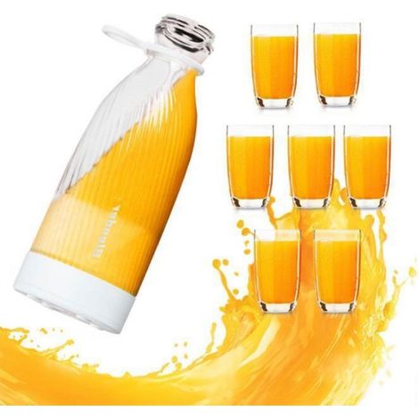 Presse-agrumes - Rechargeable - Portable - Pour Citron Orange Pamplemousse - 1 Tasse Incluse - 1 Pièce (1/4)