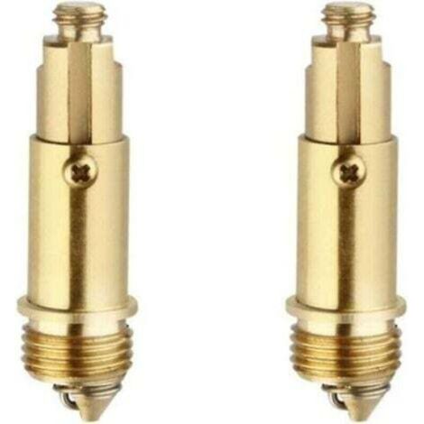 Juego de 3 tornillos de desagüe de repuesto, mecanismo de resorte fácil, tapones para lavabo, tapones de baño de repuesto, compatibles con la mayoría de los tapones de bañera y lavabo.