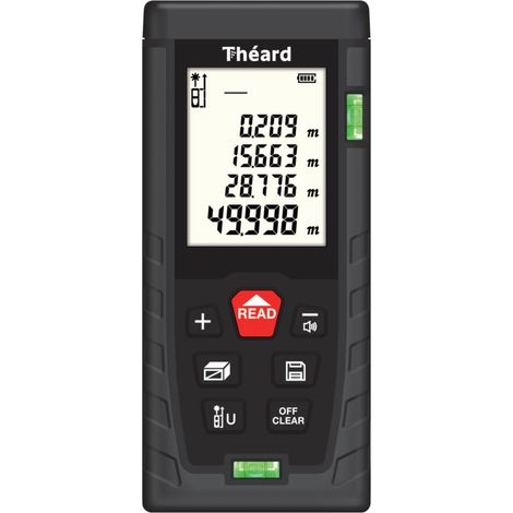 Strumento di misura elettronico theard lm50d 50 m memoria 30