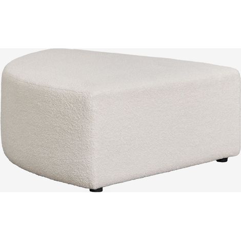 Pouf triangolare per divano componibile in shearling Borjan SKLUM            