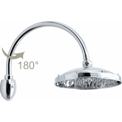 Bossini - Soffione 230 Mm Con Braccio Ad Arco 180°