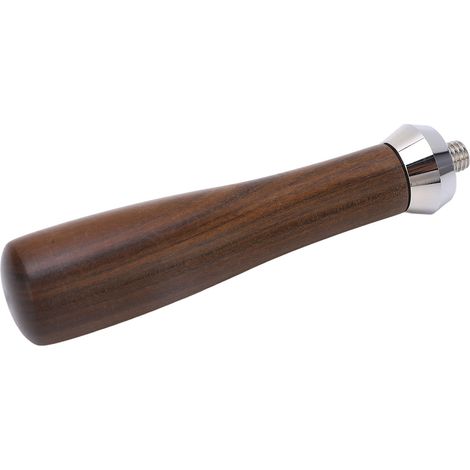 Poignée porte-filtre à café ergonomique, sans bavures, en palissandre noir, résistante et durable. (1/5)