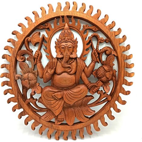 Panneau Ganesh - 40cm- Vendu par 1 (1/3)