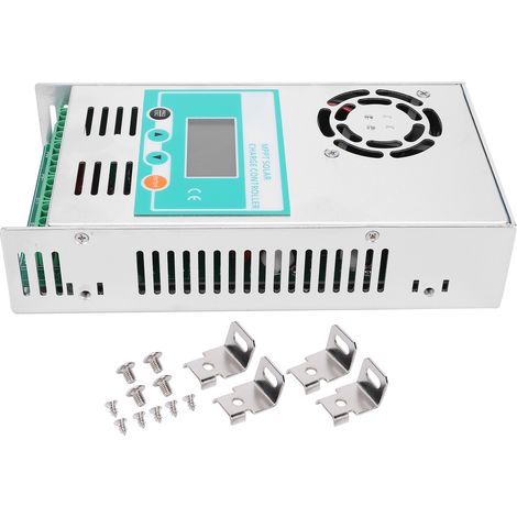 Contrôleur de Charge solaire MPPT 12V 24V 36V 48V, régulateur de batterie avec ventilateur électrique Intelligent MPPT-60A