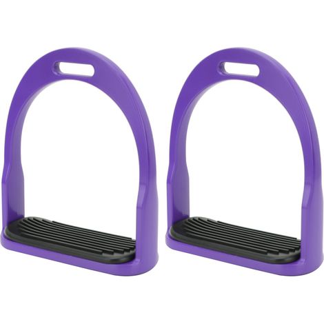 Étriers d'équitation de sécurité larges en aluminium moulé sous pression de qualité supérieure pour enfants (1/5)