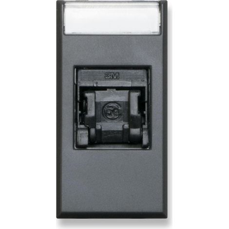 Presa rj45 cat6 utp tekla s44 colore grigio 1 modulo ave 445029c6