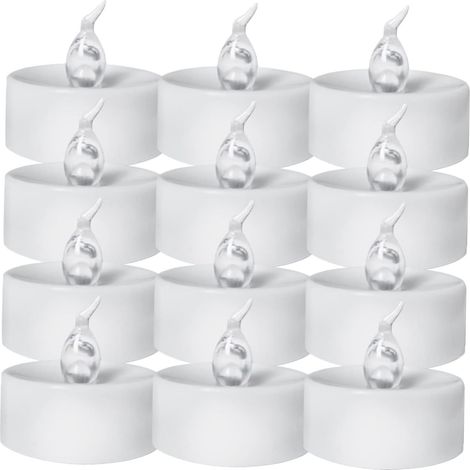 12pièces Bougies LED Électroniques Décoratives De Lampes à (1/5)