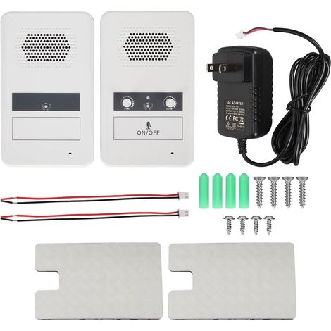 Wireless Home Intercom System, 656ft Long Range, Room-to-Room Intercom, Countertop Window Intercom System (1/5)